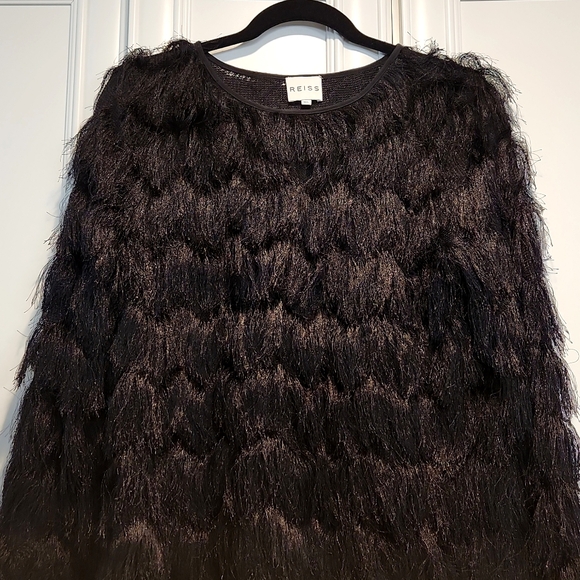 REISS | Faris Fringed Sweater - Picture 3 of 8